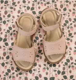 Janie and Jack Kids Shoes|Shoes-Classic Sandal with Scallop pink