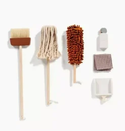 Janie and Jack Playroom-Cleaning Cart ivory