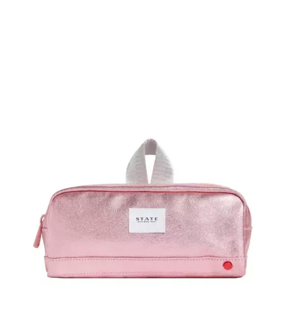 Janie and Jack Kids Accessories-Clinton Pencil Case pink/silver