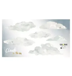 Janie and Jack Wallpaper-Clouds in the Sky Wall Decal Set multi