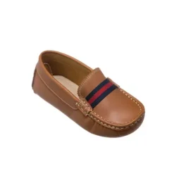 Janie and Jack Kids Shoes|Shoes-Club Loafer Toddler Brown natural