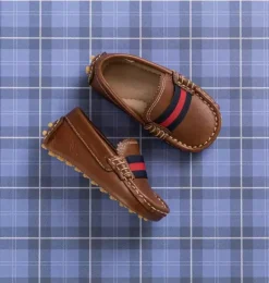 Janie and Jack Kids Shoes|Shoes-Club Loafer Toddler Brown natural