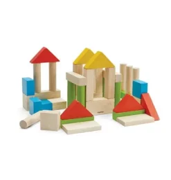 Janie and Jack Development Toys-COLORFUL 40 UNIT BLOCKS multi
