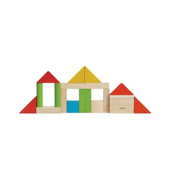 Janie and Jack Development Toys-COLORFUL 40 UNIT BLOCKS multi