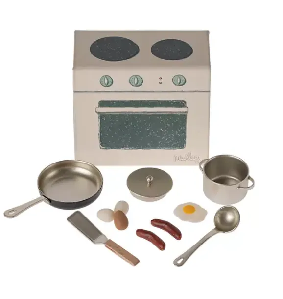 Janie and Jack Dolls-Cooking Set, Mouse multi