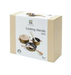 Janie and Jack Imaginary Play-Cooking Utensils Set multi