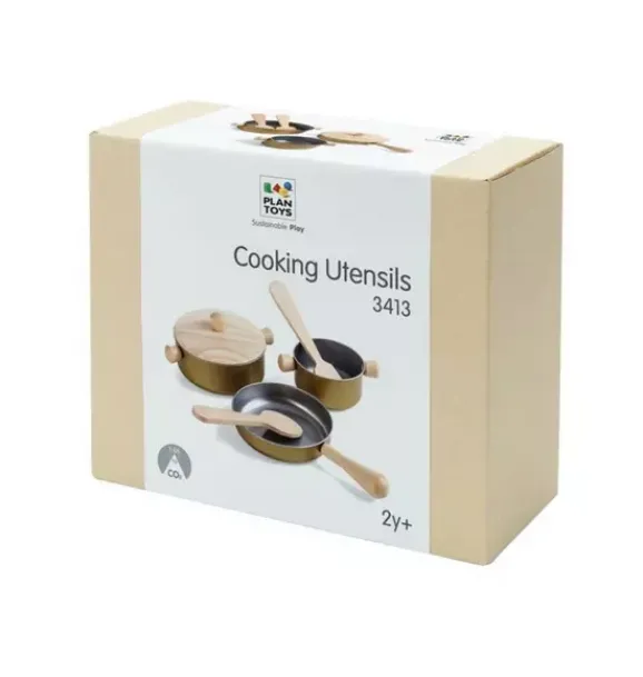 Janie and Jack Imaginary Play-Cooking Utensils Set multi