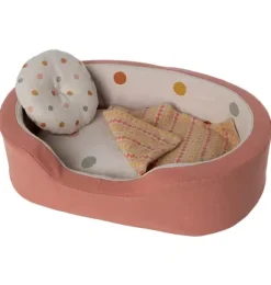 Janie and Jack Stuffed Animals-Cosy Basket, Medium - coral