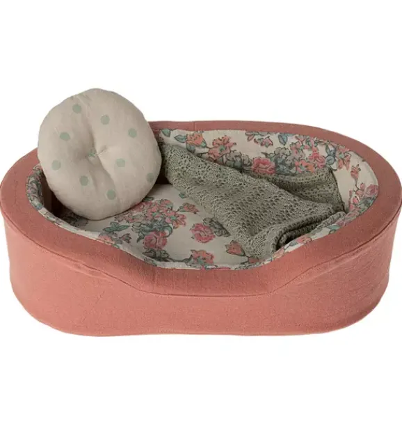 Janie and Jack Stuffed Animals-Cosy Basket, Small - coral