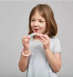 Janie and Jack Kids Accessories-Cotton Candy Sensory Bracelet pink