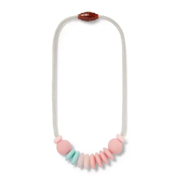 Janie and Jack Kids Accessories|Jewelry-Cotton Candy Sensory Necklace pink