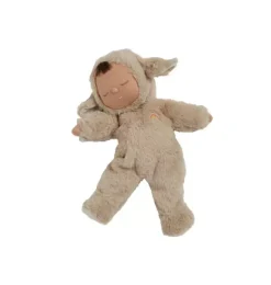 Janie and Jack Stuffed Animals-Cozy Dinkums Lamby Pip brown