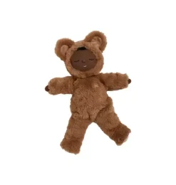 Janie and Jack Stuffed Animals-Cozy Dinkums Teddy Mini brown