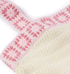 Janie and Jack Sweaters & Sweatshirts|Sleeveless Tops-Crochet Floral Trim Peplum Top freshwater pearl