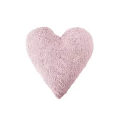 Janie and Jack Decorative Pillows And Throws-Cushion Heart Pink light pink