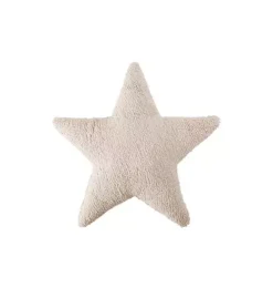 Janie and Jack Decorative Pillows And Throws-Cushion Star beige