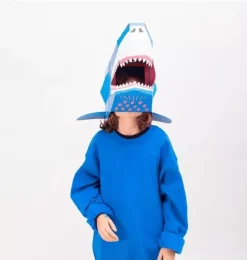 Janie and Jack Dress Up-3D Mask Shark blue