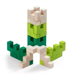 Janie and Jack Development Toys-3D Viridis Wooden Stacking Game multi-color