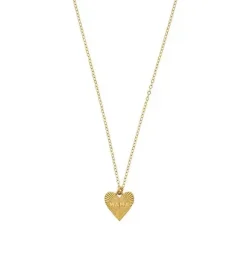 Janie and Jack Adult Accessories|Jewelry-Dainty Heart MAMA Necklace gold