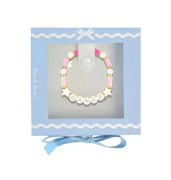 Janie and Jack Jewelry|Kids Accessories-Dance Bracelet Gift Set pink