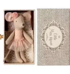 Janie and Jack Dolls-Dance mouse in daybed, Little sister multi