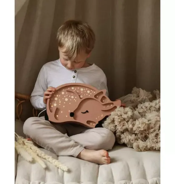 Janie and Jack Lighting-Deer Lamp brown