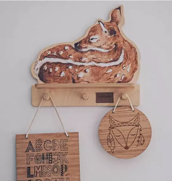 Janie and Jack Shelving-Deer Mini Shelf multi