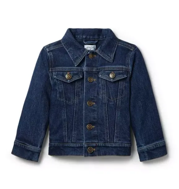 Janie and Jack Jackets & Coats-Denim Trucker Jacket kingsley wash