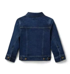 Janie and Jack Jackets & Coats-Denim Trucker Jacket kingsley wash