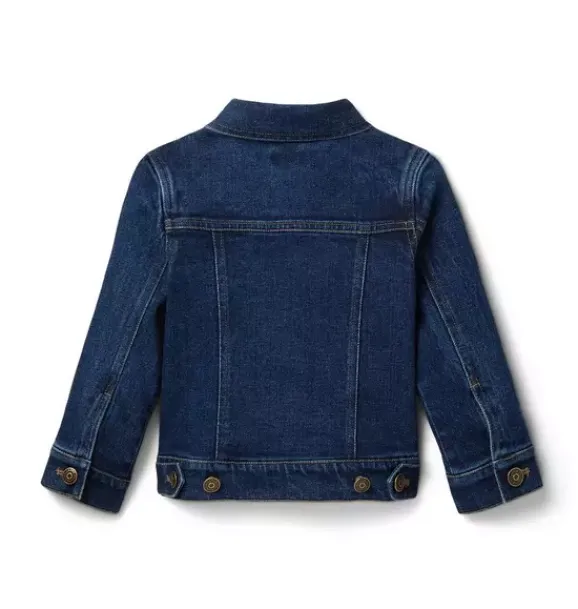 Janie and Jack Jackets & Coats-Denim Trucker Jacket kingsley wash