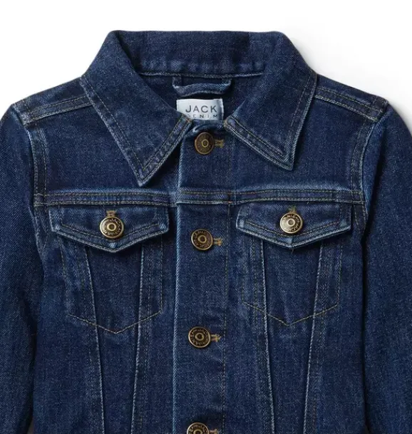Janie and Jack Jackets & Coats-Denim Trucker Jacket kingsley wash