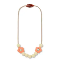 Janie and Jack Kids Accessories|Jewelry-Dewdrop Daisy Sensory Necklace pastel