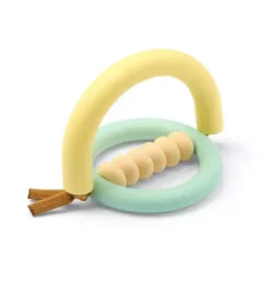 Janie and Jack Teethers And Bottles-Dewdrop Orbit Teether yellow