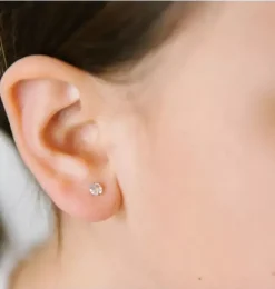 Janie and Jack Kids Accessories|Jewelry-Diamond Stud Earrings gold
