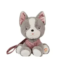 Janie and Jack Stuffed Animals-Dinkum Dog Gizmo - grey