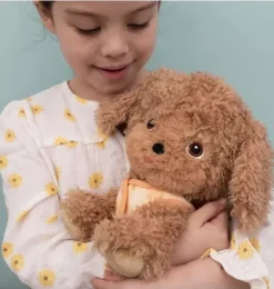 Janie and Jack Stuffed Animals-Dinkum Dog ie - gold