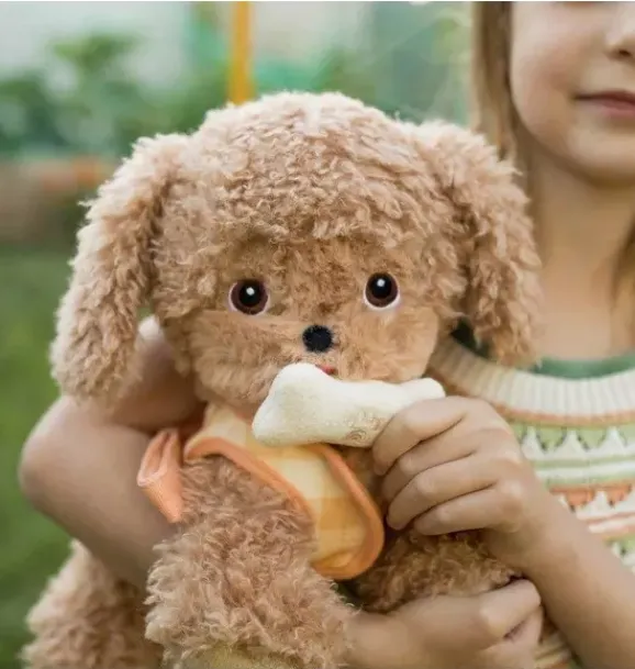 Janie and Jack Stuffed Animals-Dinkum Dog ie - gold