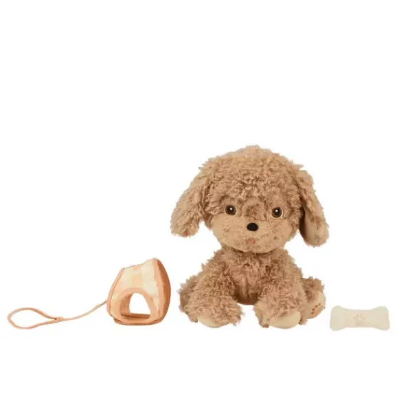 Janie and Jack Stuffed Animals-Dinkum Dog ie - gold