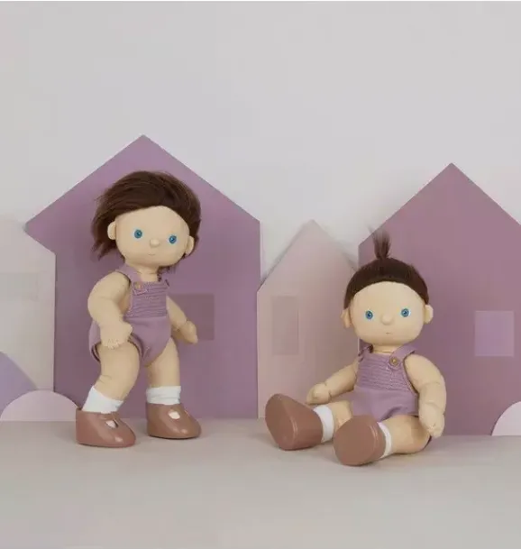 Janie and Jack Dolls-Dinkum Dolls - Bitsy lavender