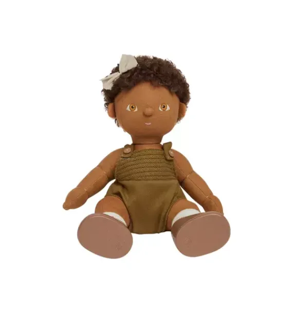 Janie and Jack Dolls-Dinkum Dolls - Button brown