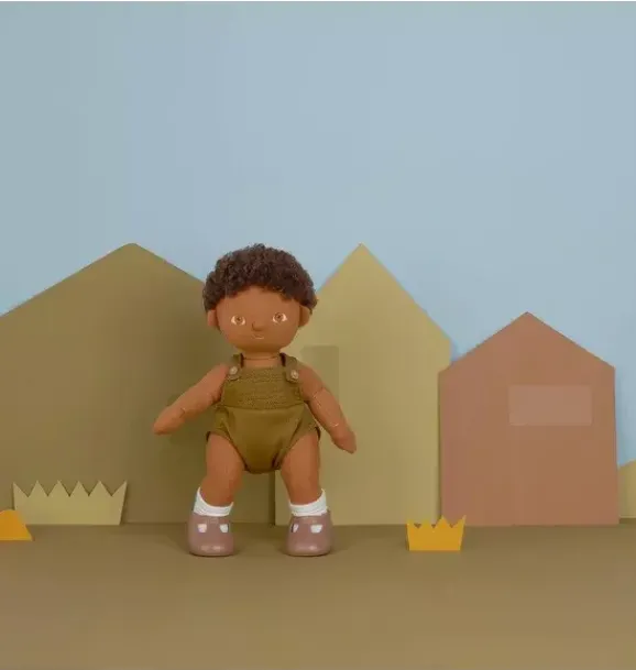Janie and Jack Dolls-Dinkum Dolls - Button brown