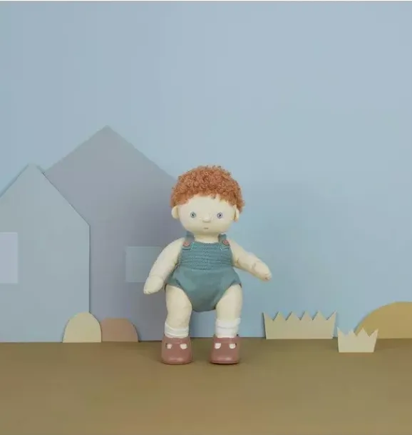 Janie and Jack Dolls-Dinkum Dolls - pea