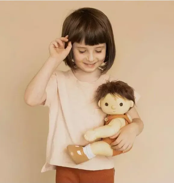Janie and Jack Dolls-Dinkum Dolls - peanut