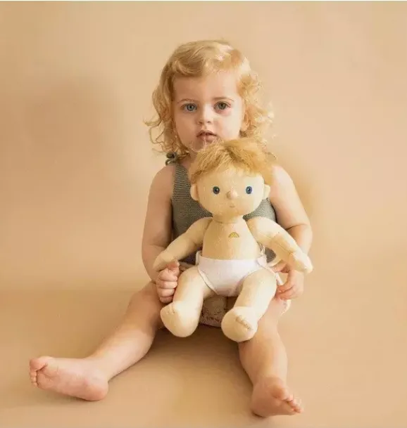 Janie and Jack Dolls-Dinkum Dolls - Poppet brown