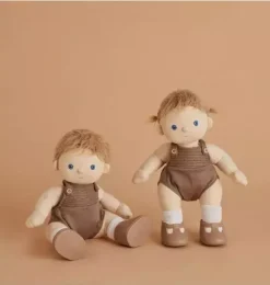 Janie and Jack Dolls-Dinkum Dolls - Poppet brown