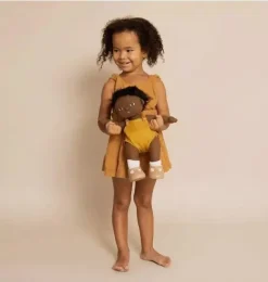 Janie and Jack Dolls-Dinkum Dolls - Tiny yellow