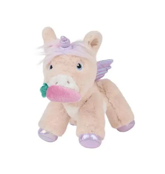Janie and Jack Stuffed Animals-Dinkum Unicorn - Shimmer / pink