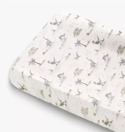 Janie and Jack Diapering|Nursery-Dino Dreams Changing Pad Cover - sage