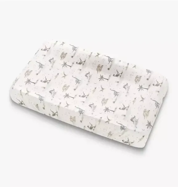 Janie and Jack Diapering|Nursery-Dino Dreams Changing Pad Cover - sage