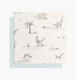 Janie and Jack Blankets And Quilts-Dino Dreams Twin Set - sage